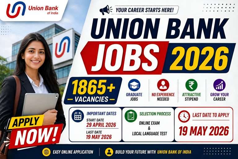 Union Bank of India Jobs : యూనియన్ బ్యాంక్ ఆఫ్ ఇండియా కొత్తగా ఉద్యోగ నోటిఫికేషన్ లను విడుదల చేసింది|Union Bank of India Has Released New Job Notifications